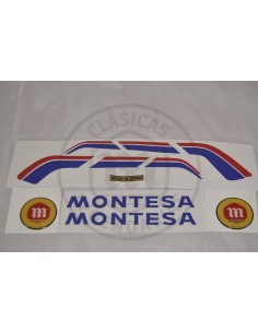 kit d'anagrames adhesius de moto clàssiques per Montesa Enduro 80 H7