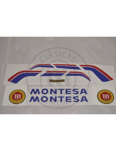 classic motorcycle sticker anagrams kit for Montesa Enduro 80 H7
