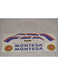 classic motorcycle sticker anagrams kit for Montesa Enduro 360 H7