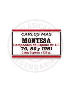 Anagrama Adhesivo Montesa Trial Champion Enduro 80 H7 Ref.A2003