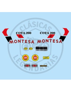 Adhesive anagrams kit Cota 123C 1982 version 1 ref.A280001 2