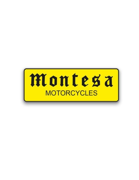 Anagrama adhesivo Logotipo Montesa Motor, vector en varios tamaños