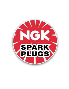 Anagrama Adhesivo Logotipo NGK bujias en varios tamaños