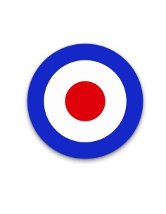 Anagrama adhesivo Logotipo Bandera Francia, vector en varios tamaños