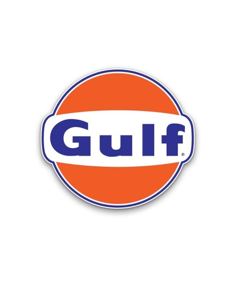 Anagrama adhesivo Logotipo GULF, vector en varios tamaños