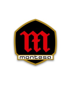 Anagrama adhesivo Logotipo Escudo Montesa, vector en varios tamaños