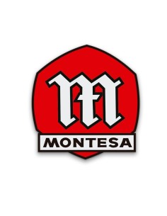 Anagrama adhesivo Logotipo Escudo Montesa, vector en varios tamaños