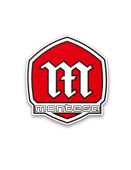 Anagrama adhesivo Logotipo escudo Montesa, vector en varios tamaños