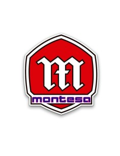 Anagrama adhesivo Logotipo Montesa emblema, vector en varios tamaños