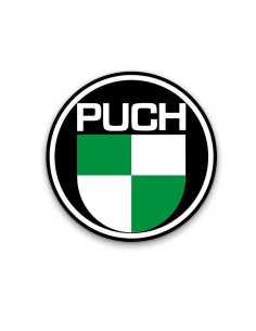 Anagrama adhesivo Logotipo Puch, vector en varios tamaños