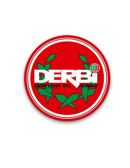 Anagrama adhesivo Logotipo Derbi Laurel, vector en varios tamaños