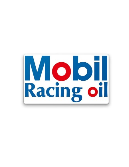 Anagrama adhesivo Logotipo Mobil Oil, vector en varios tamaños