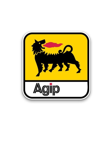 Anagrama adhesivo Logotipo Agip, vector en varios tamaño