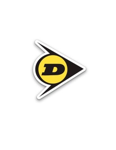 Anagrama Adhesivo Logotipo Dunlop bujias en varios tamaños