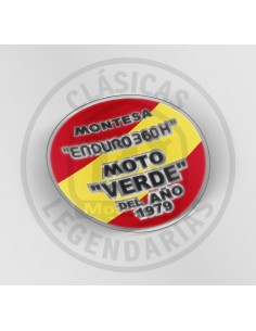 Anagrama adhesivo moto verde del año 1979, para las enduro 360 H