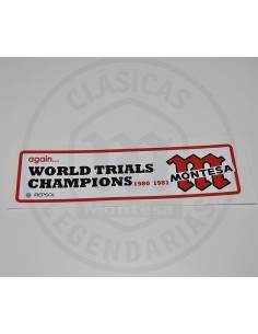 Anagrama adhesivo Montesa wolrd trial champions ref.AM2503
