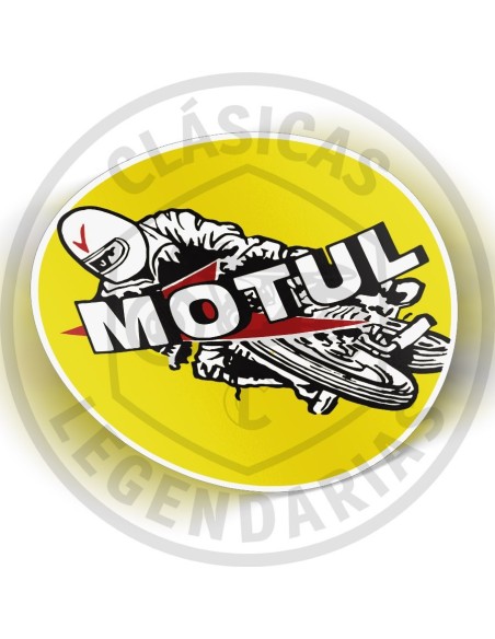 Motul vintage logo adhesive anagram 5 Ref.AML02026