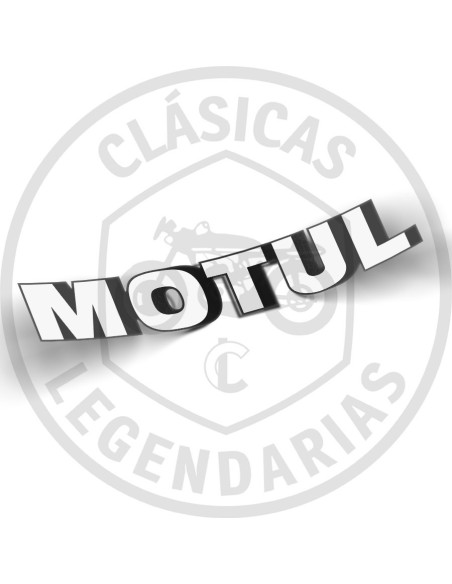 Anagrama adhesiu logo Motul vintage 6 ref.AML02029