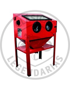 Sandblasting cabin with legs of 220L Red Ref.AS754751410