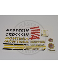 kit of adhesive anagrams for Montesita T-10 bicycle