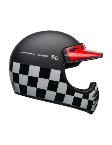Casco moto Bell Vintage Moto-3 FASTHOUSE CHECKERS Ref.BR010021