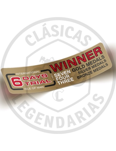 Anagrama adhesivo Bultaco Matador replica model 2 ref.BU00001306