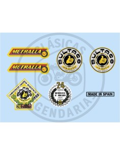 Juego anagramas Bultaco Metralla 62 ref.BU00820001