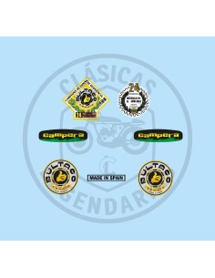 Set of adhesive anagrams Bultaco Campera 155 ref.BU00910001