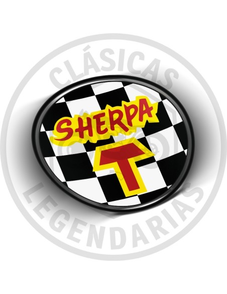 Anagrama adhesivo Bultaco Sherpa T  29mm ref.BU01020029