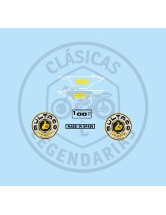 Complete Kit with adhesive anagrams Bultaco Lobito 100 mod.19 REF.BU01910001