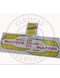 Kit Anagramas adhesivos Deposito Bultaco Frontera MK11
