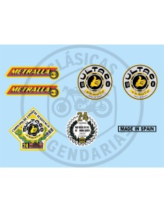 Juego anagramas Bultaco Metralla MK2 ref.BU02320001