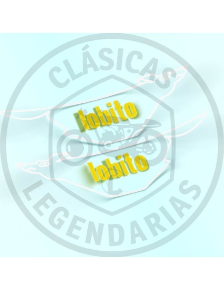 Anagramas adhesivos deposito Bultaco Lobito Mk2 ref.BU0320001