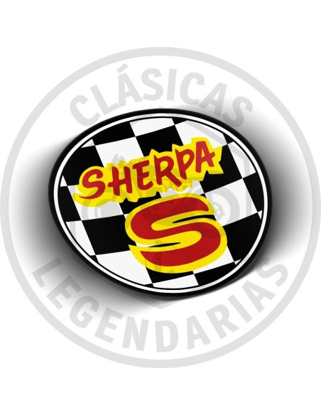 Anagrama adhesivo Bultaco Sherpa S 29mm ref.BU06320029