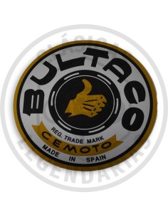 Anagrama adhesivo aluminio Logotipo Bultaco ref.BU100151 2