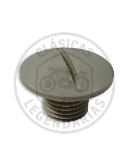 Tapon llenado aceite Bultaco plastico gris ref.BU1110361