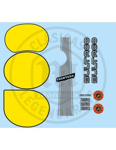 Joc complet d'anagrames adhesius Bultaco Frontera MK10 250,