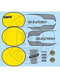 Juego Completo adhesivos o anagramas Bultaco Fontera MK10 370