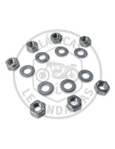 Bultaco M8 Fine Pitch Cylinder Nut Kit ref.BU185005