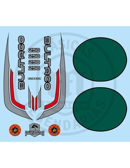 Juego Completo adhesivos Pursang MK10 250