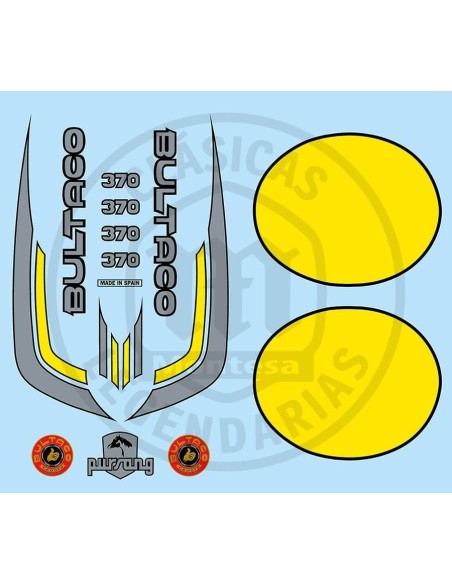Juego Completo adhesivos Pursang MK10 370