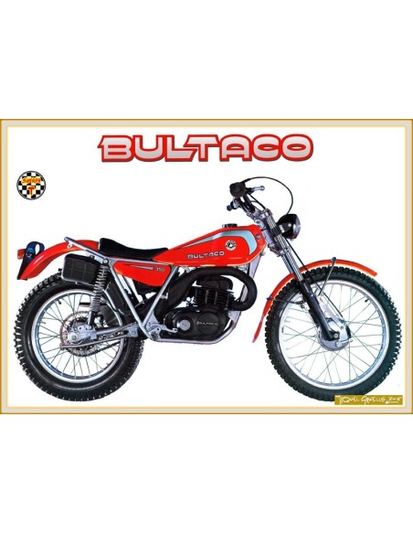 Bultaco Sherpa T 350 anagrams kit mod.199 Ref.BU19920001