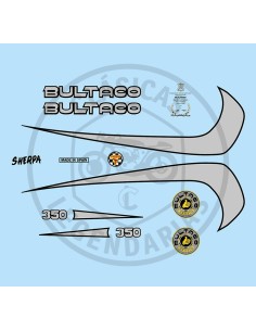 Kit anagramas Bultaco Sherpa T 350 mod.199 Ref.BU19920001 2