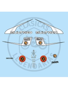 Kit anagrames Bultaco Sherpa T 350 mod.199B Ref.BU199B20001
