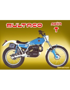 Kit anagramas Bultaco Sherpa T 350 mod.199B Ref.BU199B20001 2