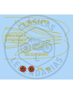 Juego anagramas Bultaco Streaker negra 125 Ref.BU20420001