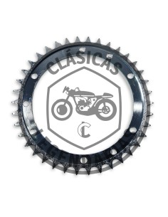 Plat transmissió secundària Bultaco Tralla 102, Metralla, Lobito 38 dents ref.BU233117638