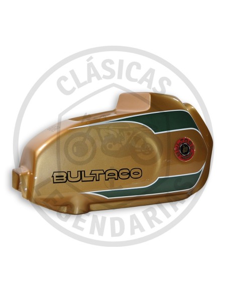 Deposito de gasolina Bultaco Frontera Gold medal pintado ref.BU49300311