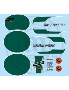 Juego adhesivos Bultaco Frontera Gold Medal 370 Ref.BU49320001