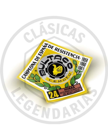 Anagrama Campeona de resistencia 24 horas Bultaco ref.BU99901406